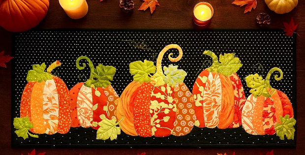 Pumpkin Patch Table Runner