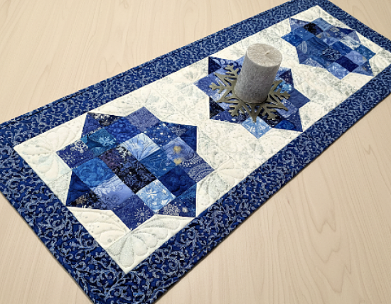 Easy Scrappy Abundance Table Runner Pattern
