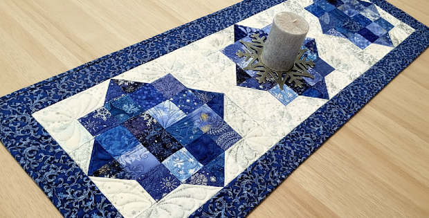 Easy Scrappy Abundance Table Runner Pattern
