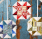 Patchwork Christmas Decorations Tutorial