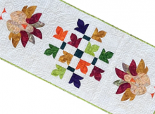 Turkey Tracks Table Runner Pattern