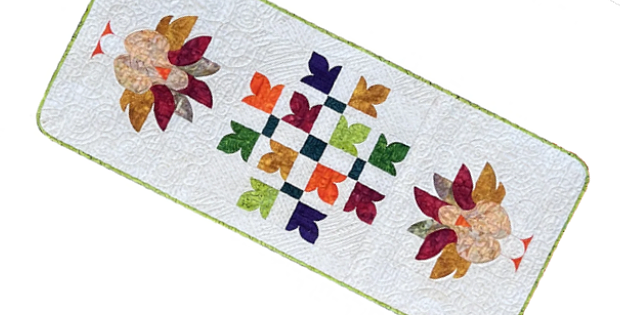 Turkey Tracks Table Runner Pattern