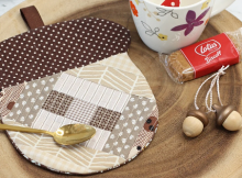 Patchwork Acorn Coaster Pattern