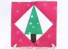 Tree in a Square Quilt Block Pattern