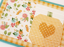Pumpkin Table Mat + Placemat Pattern