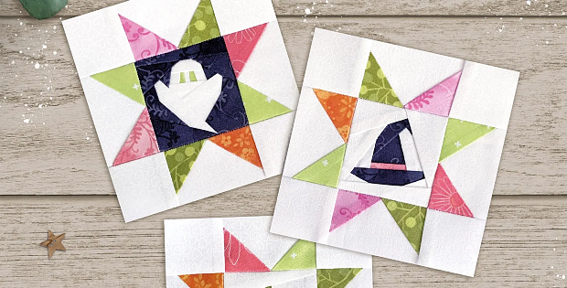 Sawtooth Halloween Minis Block Pattern