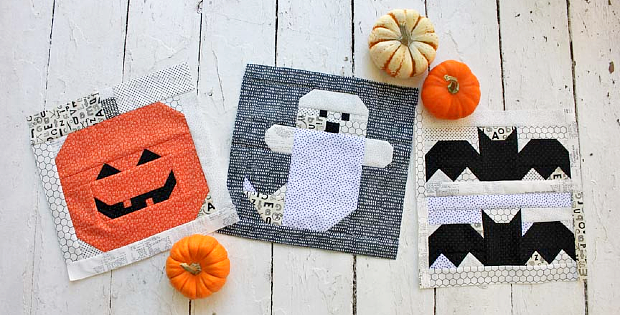 Spooky Parade Quilt Blocks Tutorials