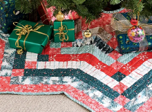 Free Christmas Tree Skirt Tutorial