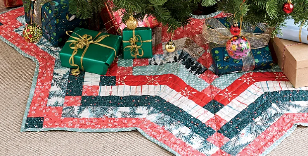 Free Christmas Tree Skirt Tutorial