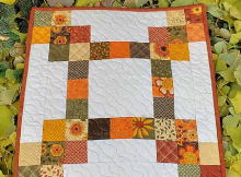 Easy Autumn Table Topper Tutorial