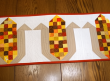 Calico Corn Table Runner Pattern Set