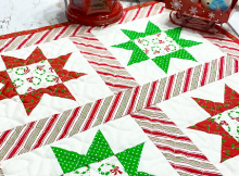 Christmas Stars Mini Quilt Pattern