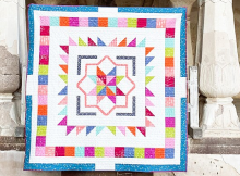 Framed Patchwork Star Modern Quilt Pattern