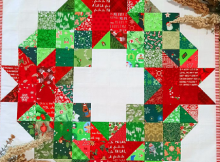 Good Tidings Wreath Mini Quilt Pattern