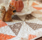 Pinwheels and Prairie Points Table Topper Pattern