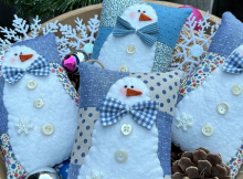 Scrappy Snowman Mini Pillow Pattern