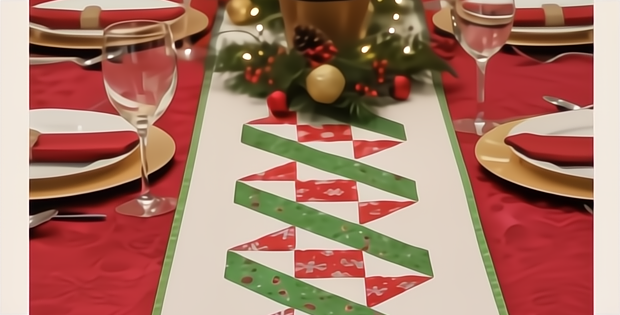 Merry Table Runner Pattern