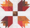 Fall Flower Quilt Block Pattern