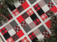 Scrappy Plaid Table Topper Pattern