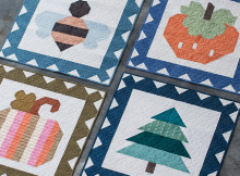 Stamped & Stitched Quilt Pattern - Five Seasonal Wall Hangings