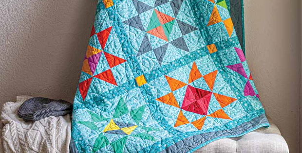 Bright Shining Stars Quilt Pattern