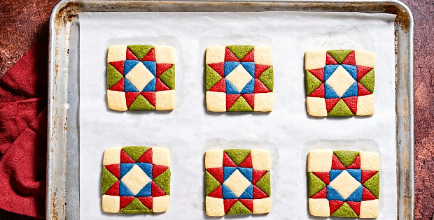 Charming Quilt Cookies Aren't Just for Christmas