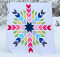 Chevron Snowflake Quilt Pattern