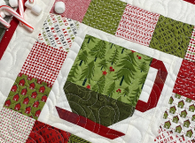 M is for Mug Quilt Pattern