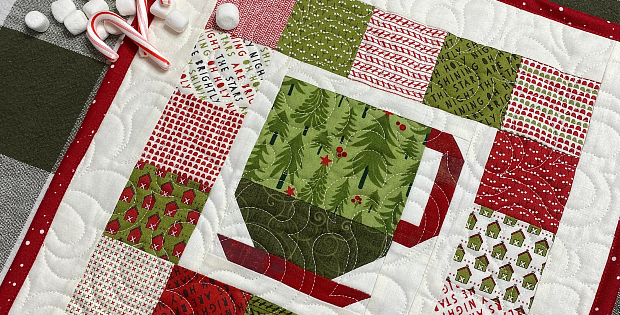 M is for Mug Quilt Pattern