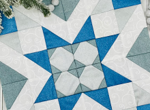 Shining Snowflake Quilt Block Pattern