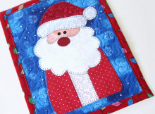 Quilted Santa Claus Trivet Pattern