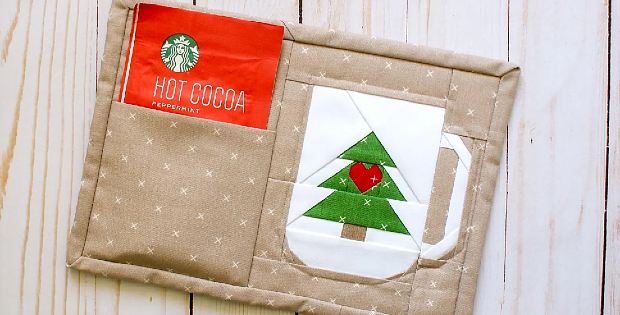 Christmas Mug Rug Pattern