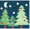 Christmas Tree Lot Quilt Block Pattern