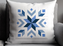 Snowflake Star Quilt Block Pattern