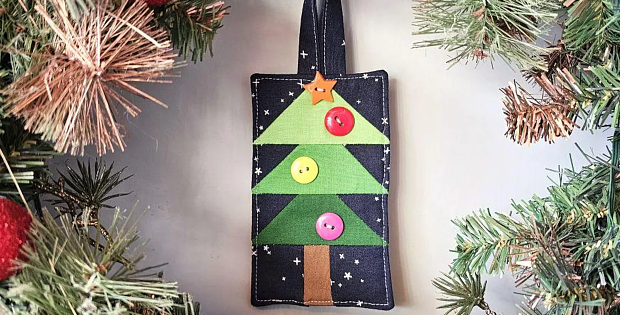 Merry Tree Ornament Tutorial