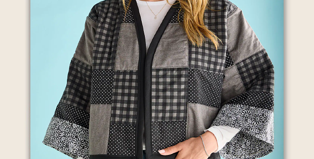 Quilted Patchwork Jacket Instructions