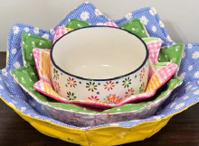 Flower Bowl Cozy Tutorial