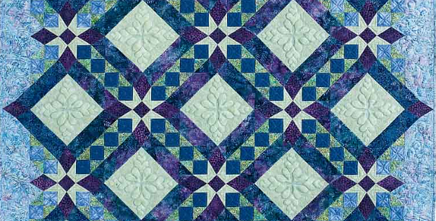 Batik Blossom Quilt Pattern