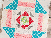 Four Corners Quilt Block Pattern
