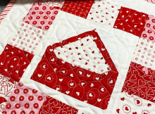 E is for Envelope Quilt Pattern