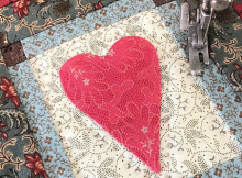 Follow Your Heart Mini Quilt Pattern