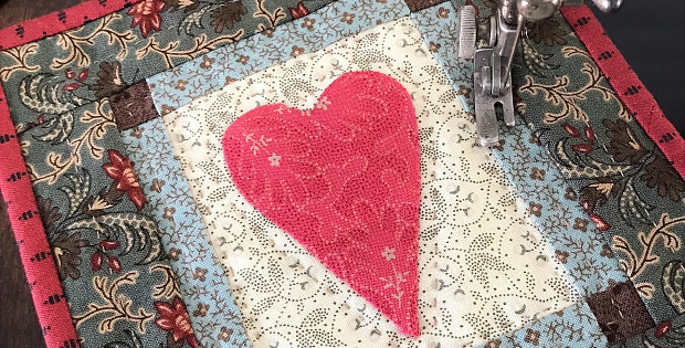 Follow Your Heart Mini Quilt Pattern
