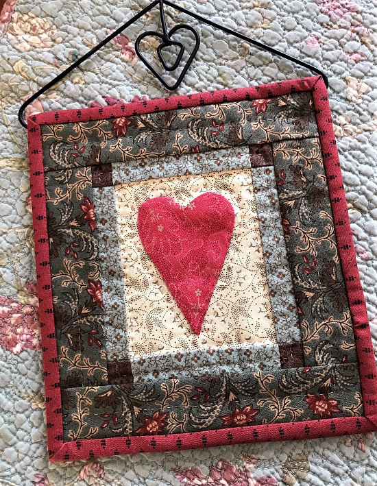 Follow Your Heart Mini Quilt Pattern