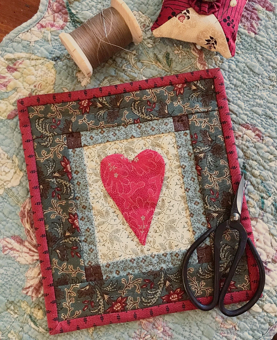 Follow Your Heart Mini Quilt Pattern