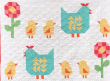 Chicks in a Row Quilt Pattern