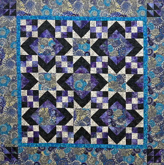 Shimmering Stars Quilt Pattern