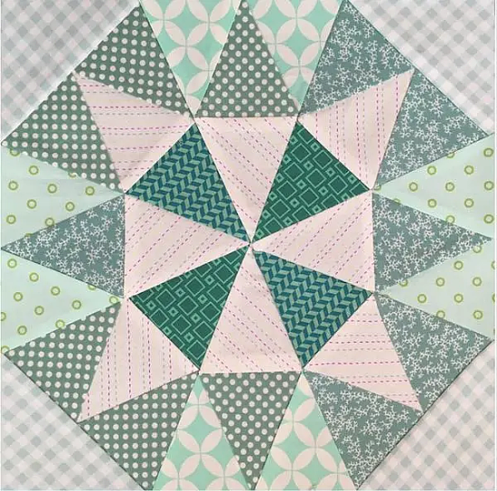 Morning Star Quilt Block Pattern
