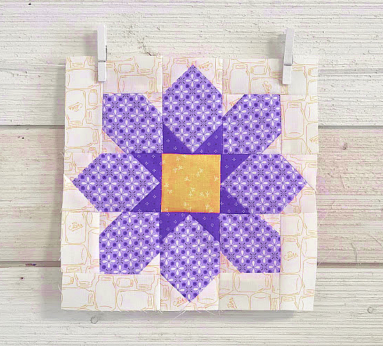 Winter Flower Block Tutorial