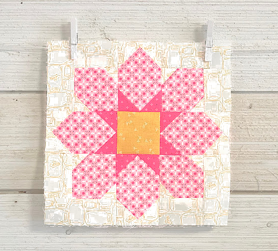 Winter Flower Block Tutorial