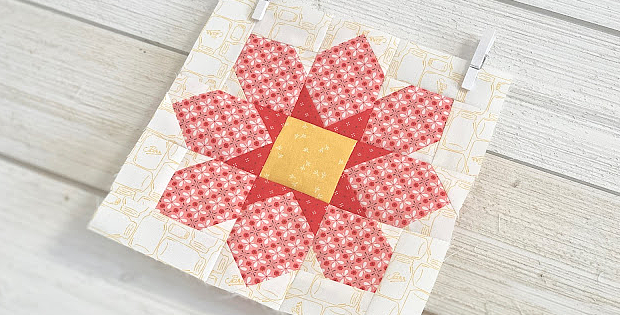 Winter Flower Block Tutorial